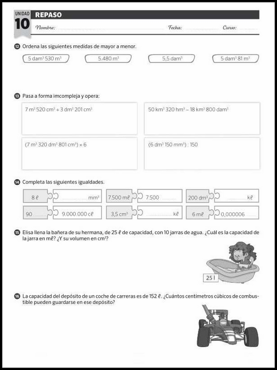 Revisões de matemática para crianças de 11 anos 42