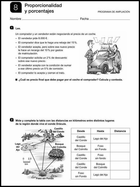 11 años 6º Educacion Primaria Repaso 8