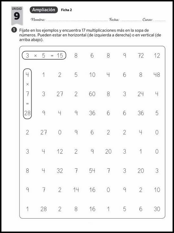 Matematyka dla drugoklasistów - Poszerzanie 30