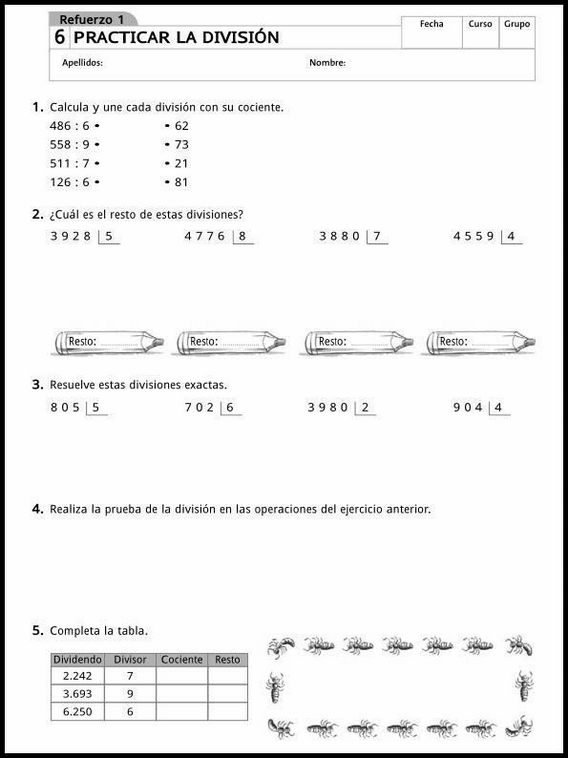 9 años 4º Educacion Primaria Refuerzo 86