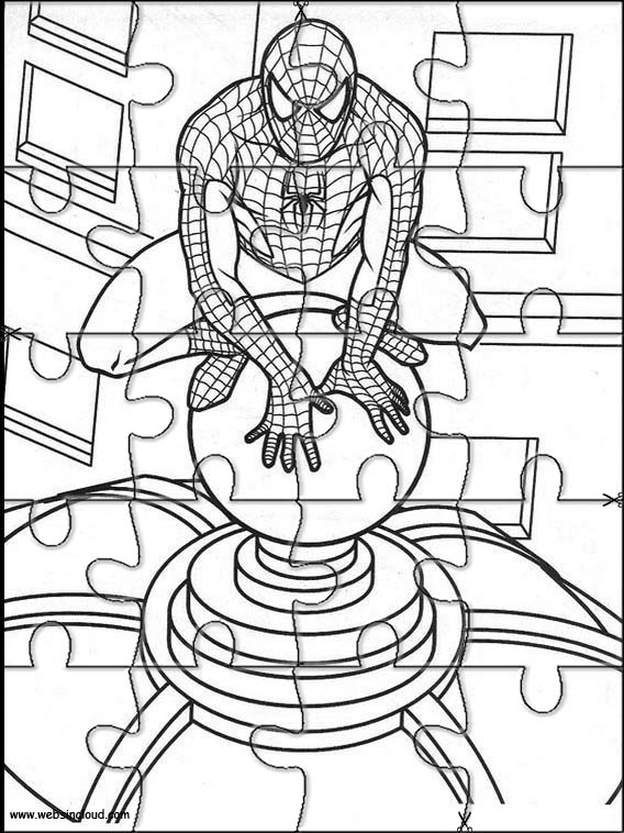Download Spiderman Printable Jigsaw 26