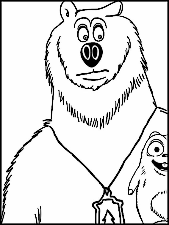 Grizzy And Lemmings Coloring Pages