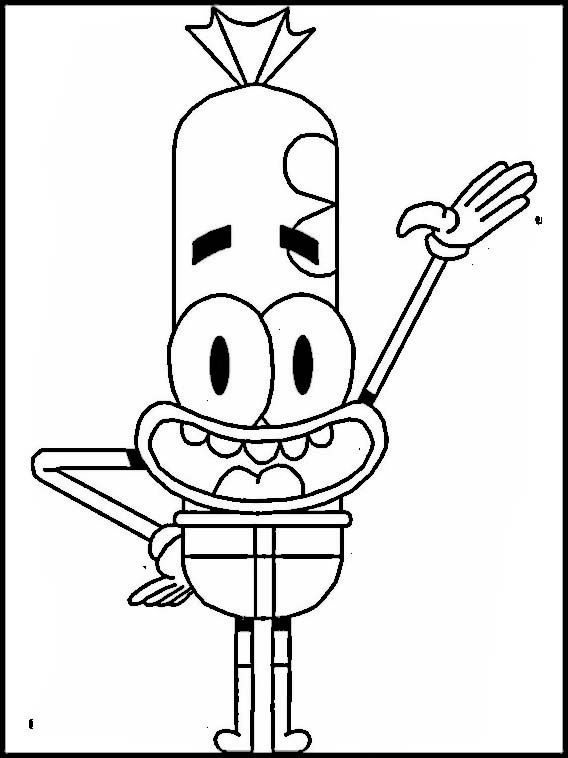 coloring pages pinky malinky