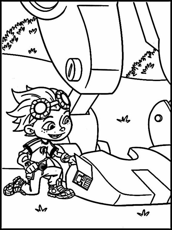 Coloring Pages Rusty Rivets 1 online