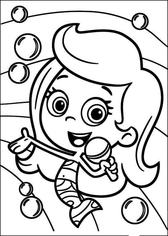 Easy drawings to draw Bubble Guppies 25online