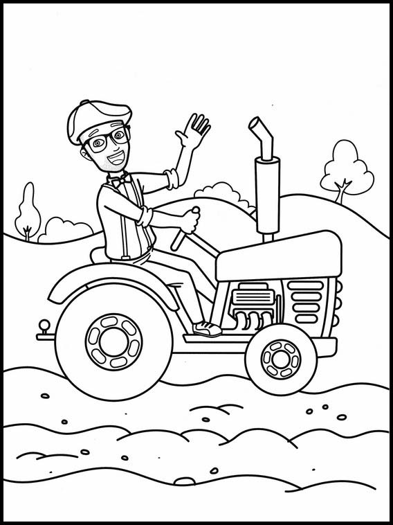 57 Coloring Pages Blippi  Latest Free