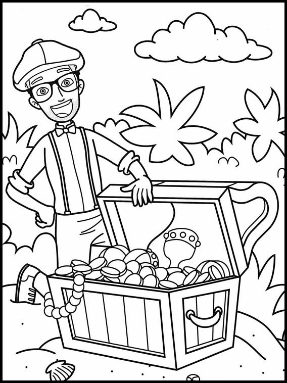 70 Free Coloring Pages Of Blippi  HD