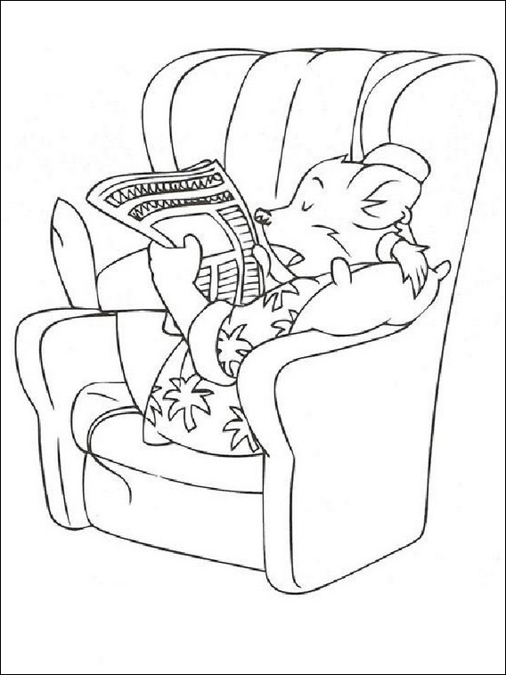 geronimo stilton coloring pages