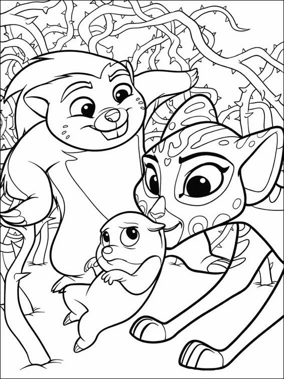 the lion guard coloring book 16