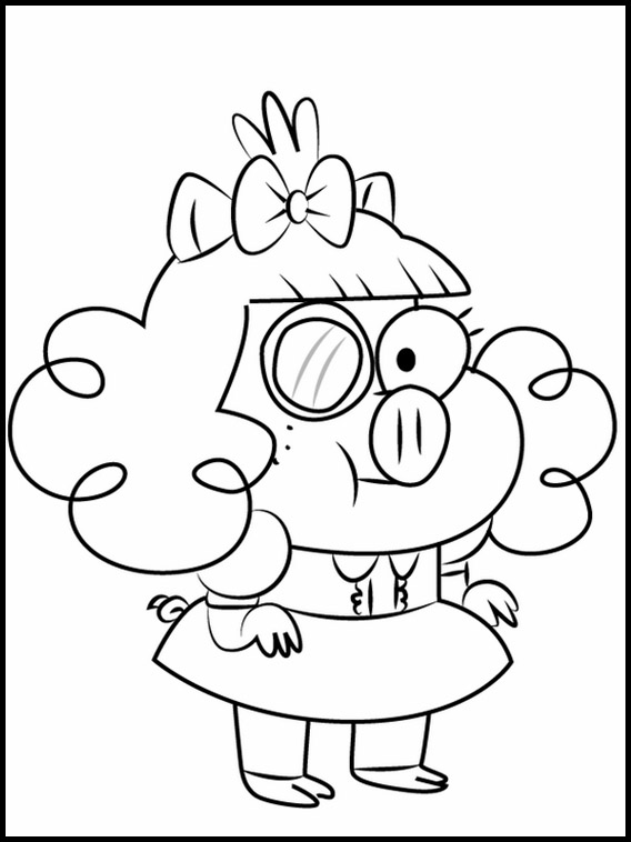 harvey beaks color pages