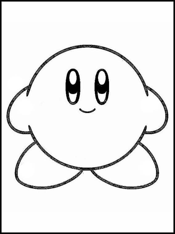 87+ Desenhos do Kirby para Imprimir e Colorir/Pintar