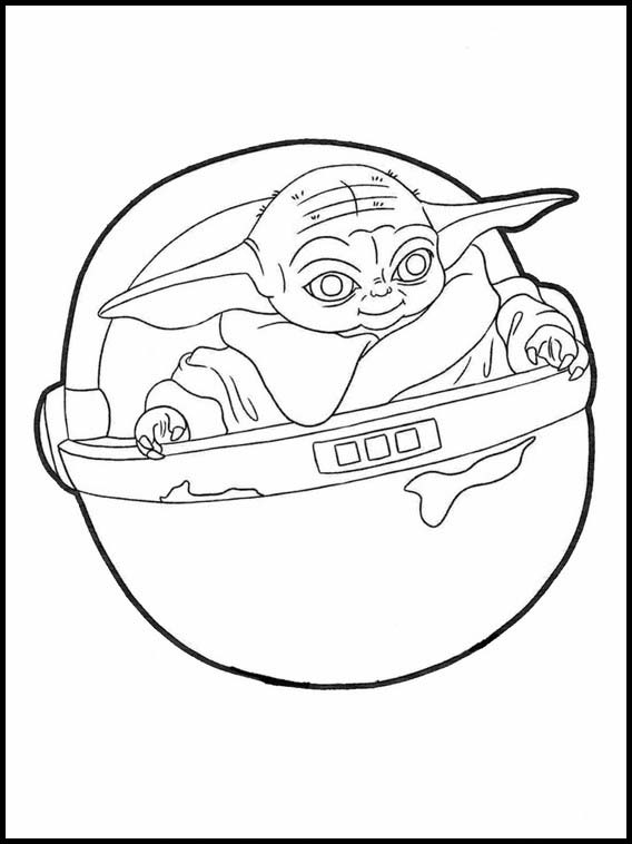 100 Baby Yoda Coloring Pages Cute  HD