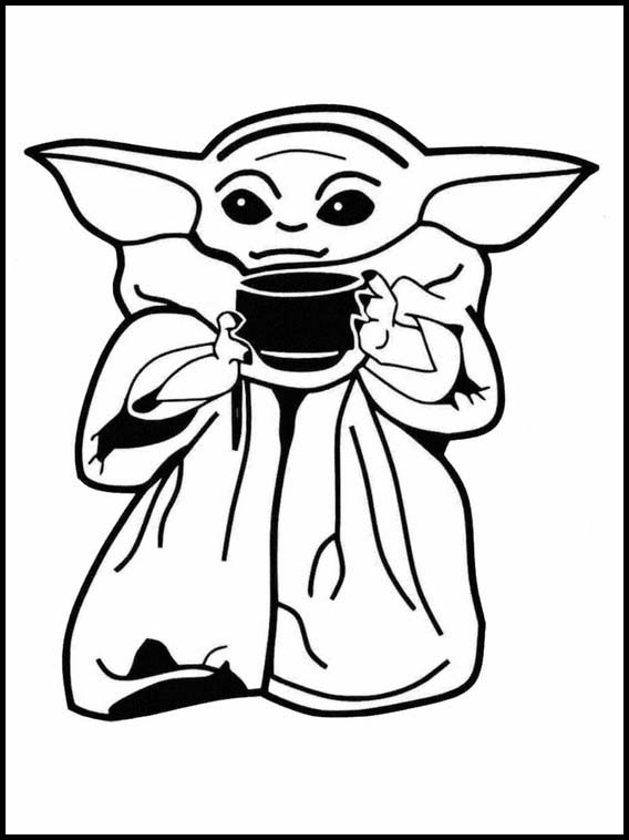 Mandaloriánské Miminko Yoda 22