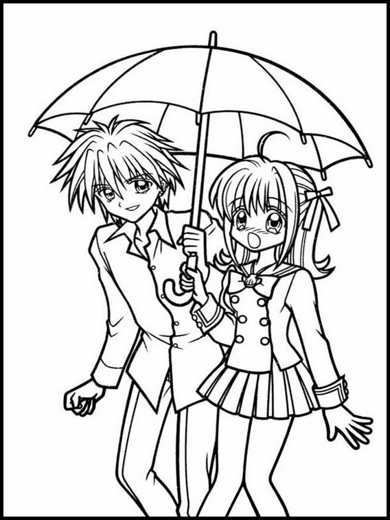 mermaid melody luchia coloring pages