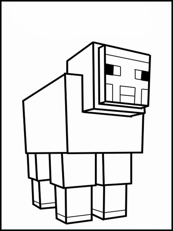 Desenho para colorir do Minecraft  Minecraft coloring pages, Minecraft  drawings, Coloring pages