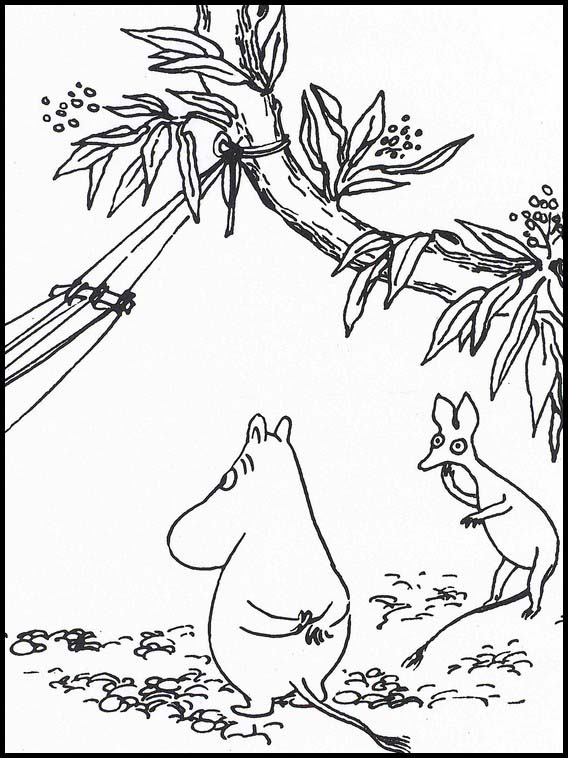 Moomins Printable Coloring Book 19