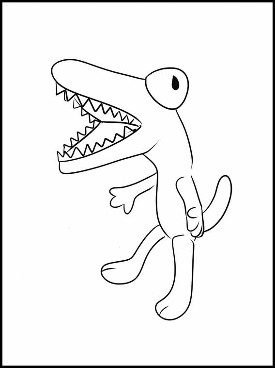 Rainbow Friends Coloring Sheet 24