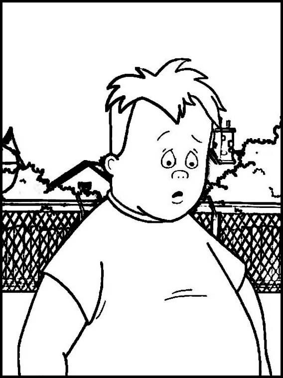 disney recess coloring page