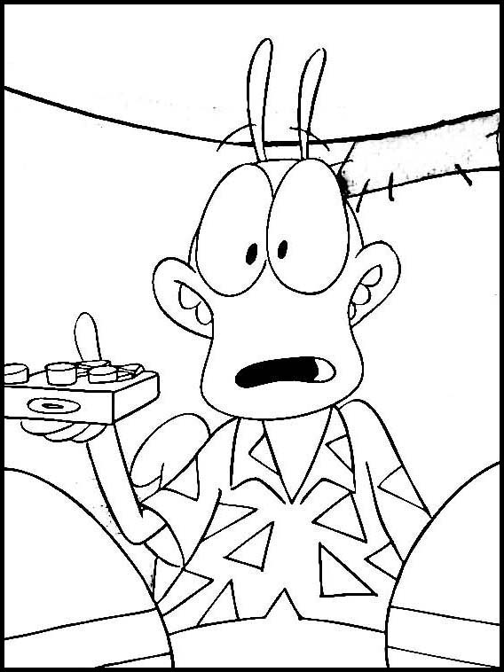 rockos modern life coloring page