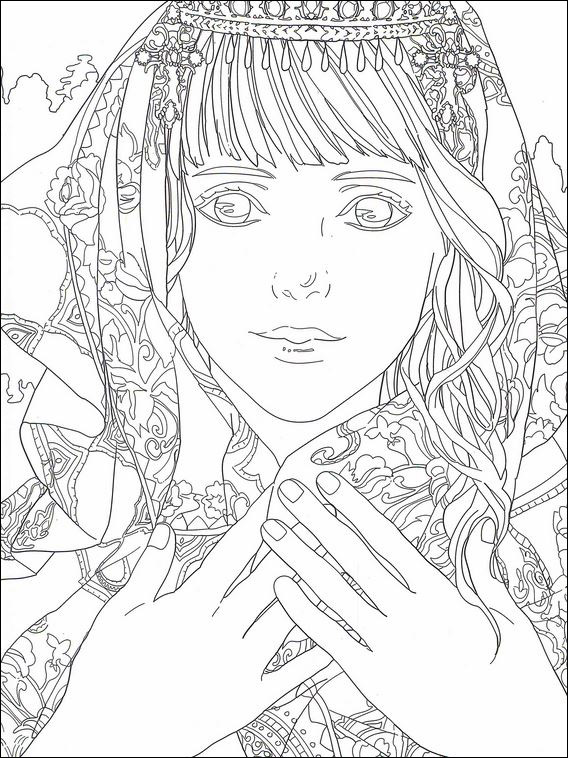 coloring pages snow queen 1