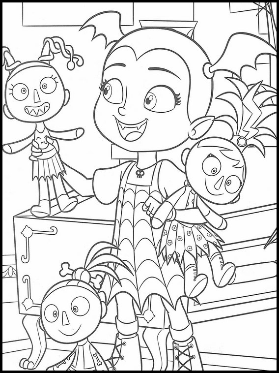 Collection Coloring Pages Vampirina Free Coloring Pages Printable