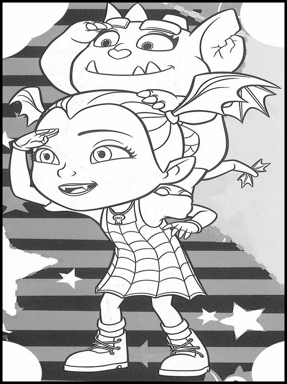 970 Collections Vampirina Cartoon Coloring Pages  Best Free