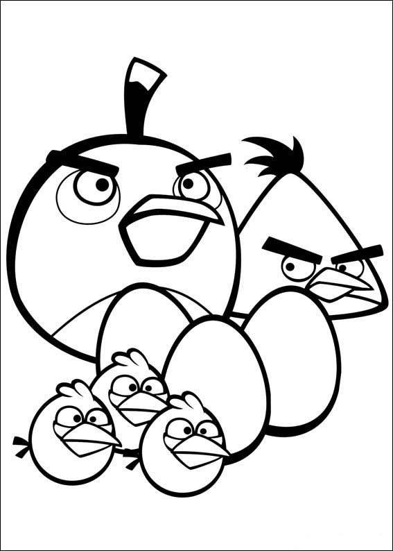 Coloring Pages Angry Birds