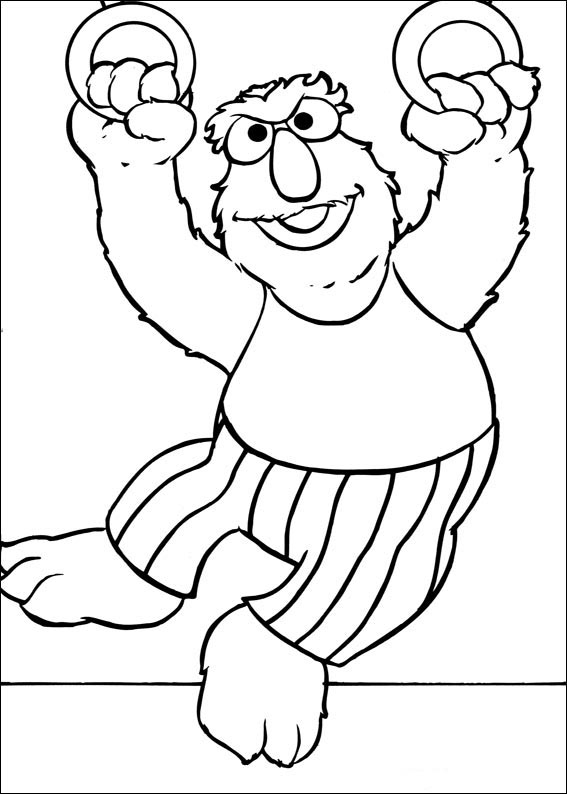 sesame street free printable coloring pages 45
