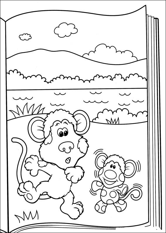 Blue #39 s Clues Printable Coloring Pages 43