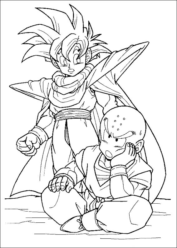 Dibujos para colorear gratis para niños de dragon-ball-z - Dragon