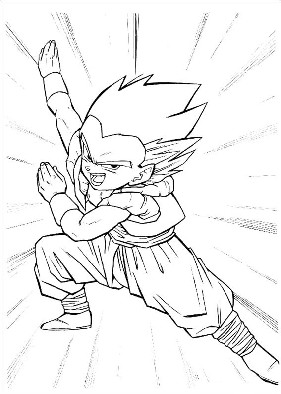 Desenhos para colorir de dragon-ball-z para imprimir - Dragon Ball Z - Just  Color Crianças : Páginas para colorir para crianças