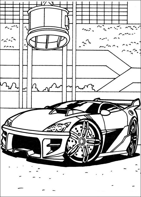 Desenhos de Hot Wheels para Colorir - Colorir.com