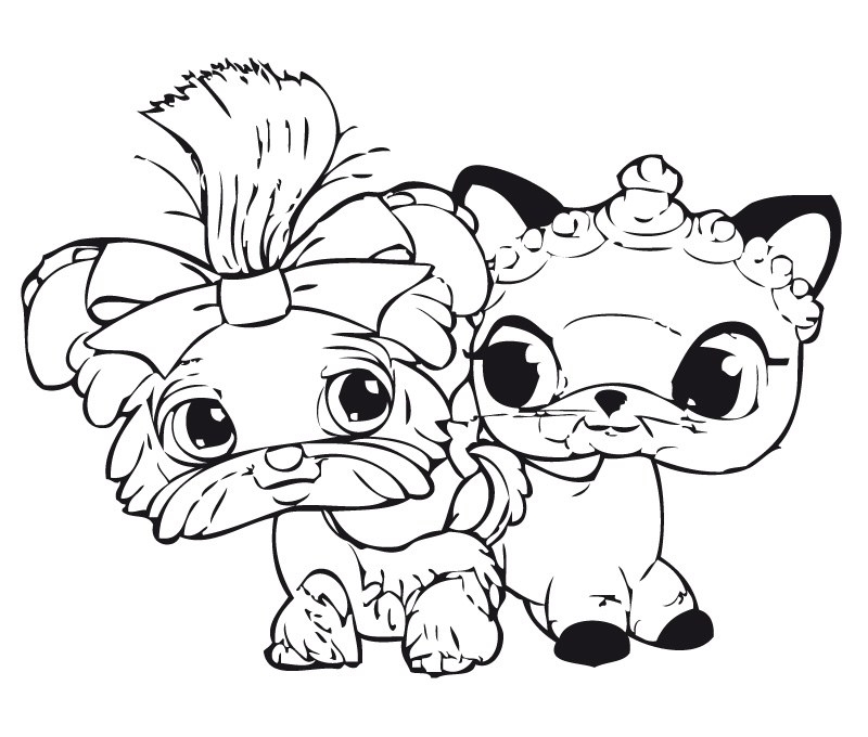 littlest pet shops online coloring pages