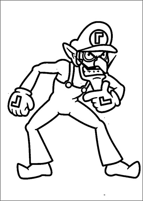 mario bros coloring pages 37