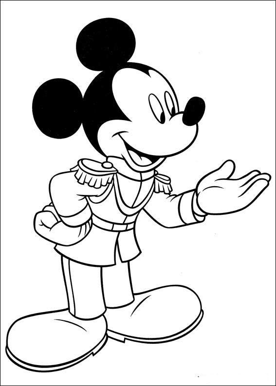 Mickey Mouse Tegninger til Print