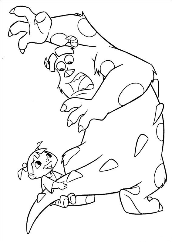 monsters inc coloring pages to print