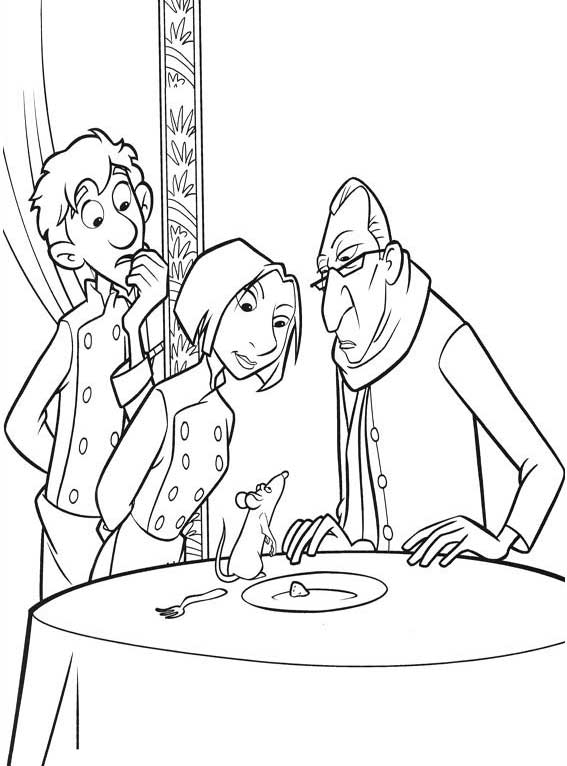 coloring pages ratatoulie