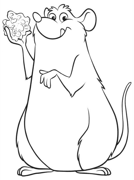 coloring pages ratatoulie