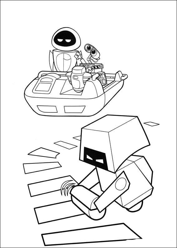 wall e coloring pages printable
