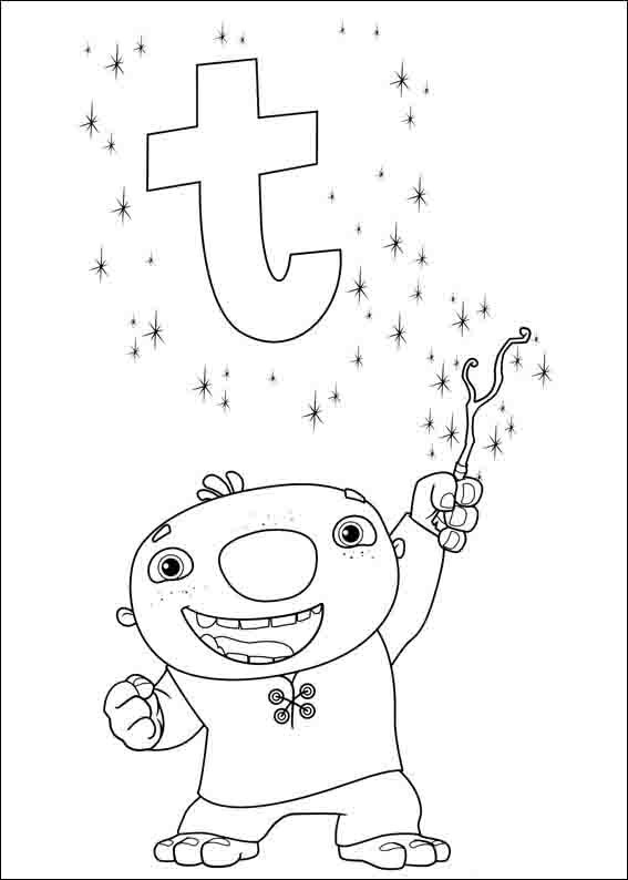 wally kazam coloring pages to print