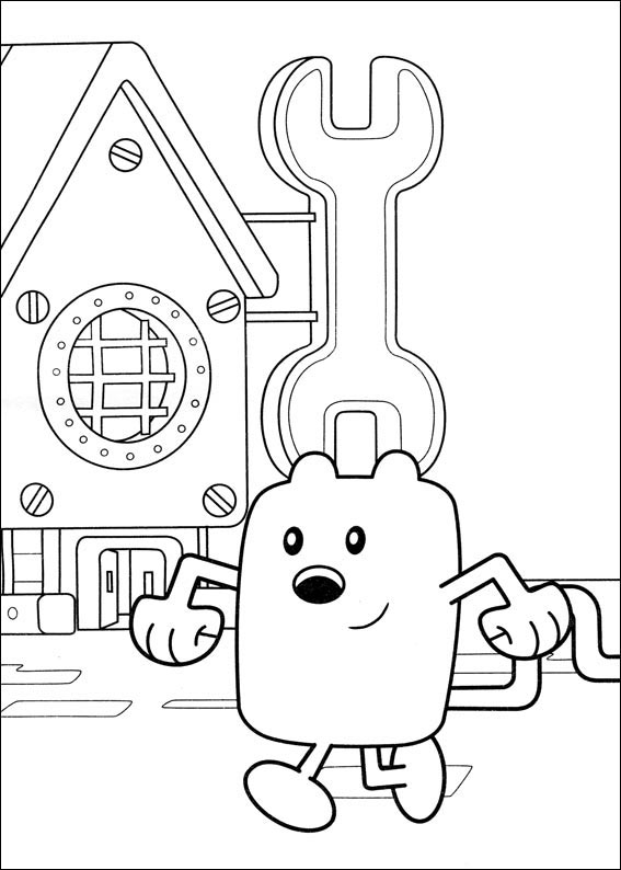 wow wow wubbzy coloring pages