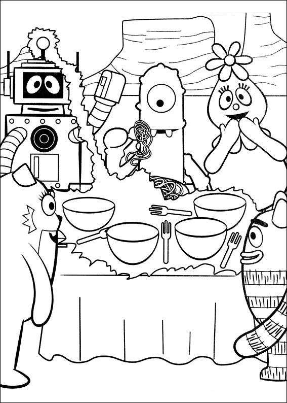 Yo Gabba Gabba Printable Coloring Book 19