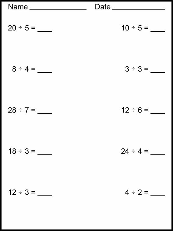 Divisions faciles 21