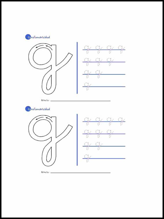 Feinmotorik mit Alphabet Spanisch zu lernen 13