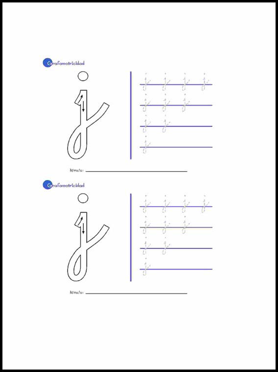 Feinmotorik mit Alphabet Spanisch zu lernen 19