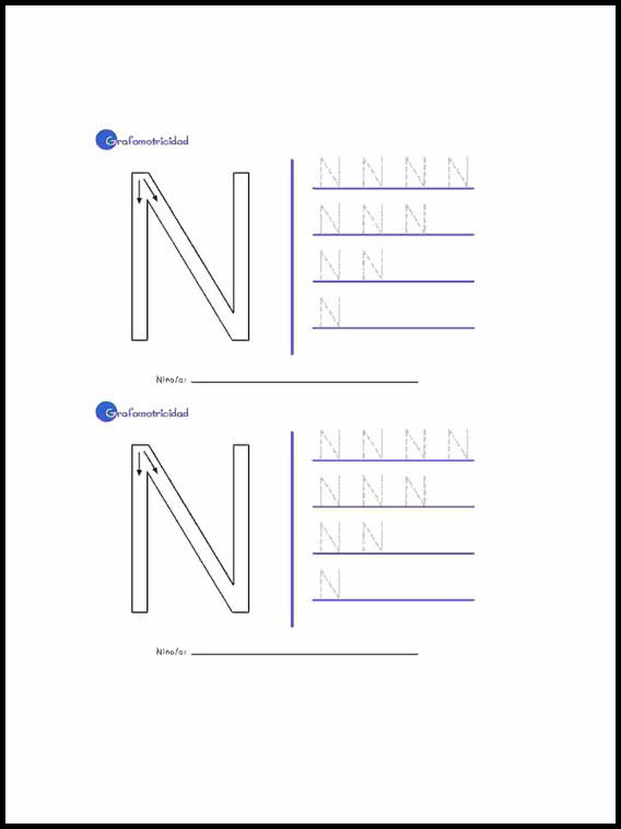 Feinmotorik mit Alphabet Spanisch zu lernen 28