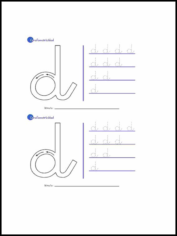 Feinmotorik mit Alphabet Spanisch zu lernen 7